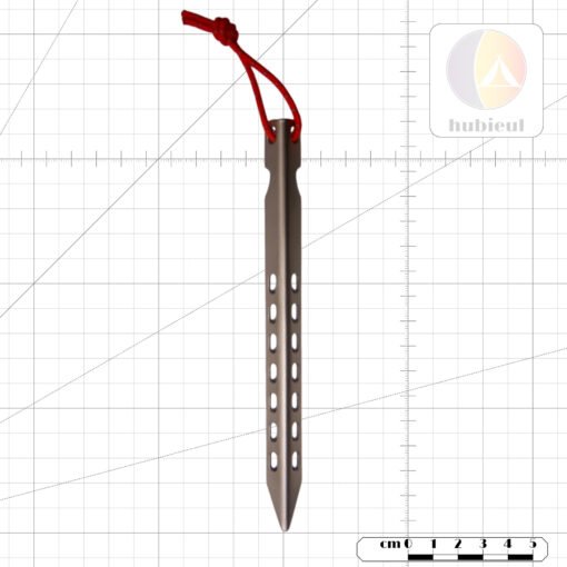 V-Shaped Tent Stake—Titanium